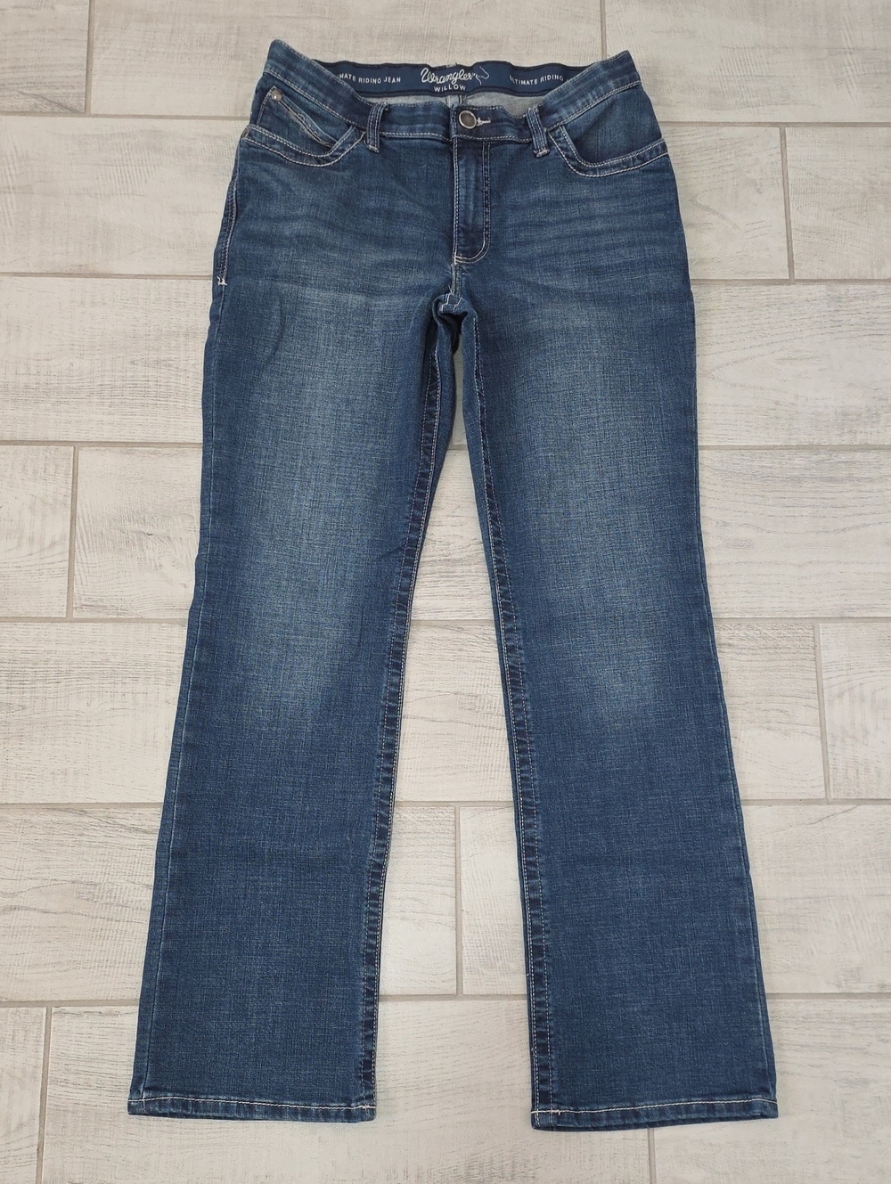 Wrangler Willow Riding Jean Junior's Size 13x34 Cowgirl Rodeo Western